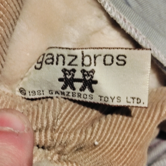 Vintage Wrinkles The Dog Hand Puppet Plush 1981 Ganzbros 16” Stuffed animal - Picture 9 of 9